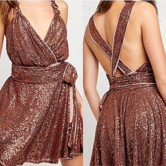 NWOT Free People Zuri Wrap Skirt, Sz Small - Picture 3 of 9